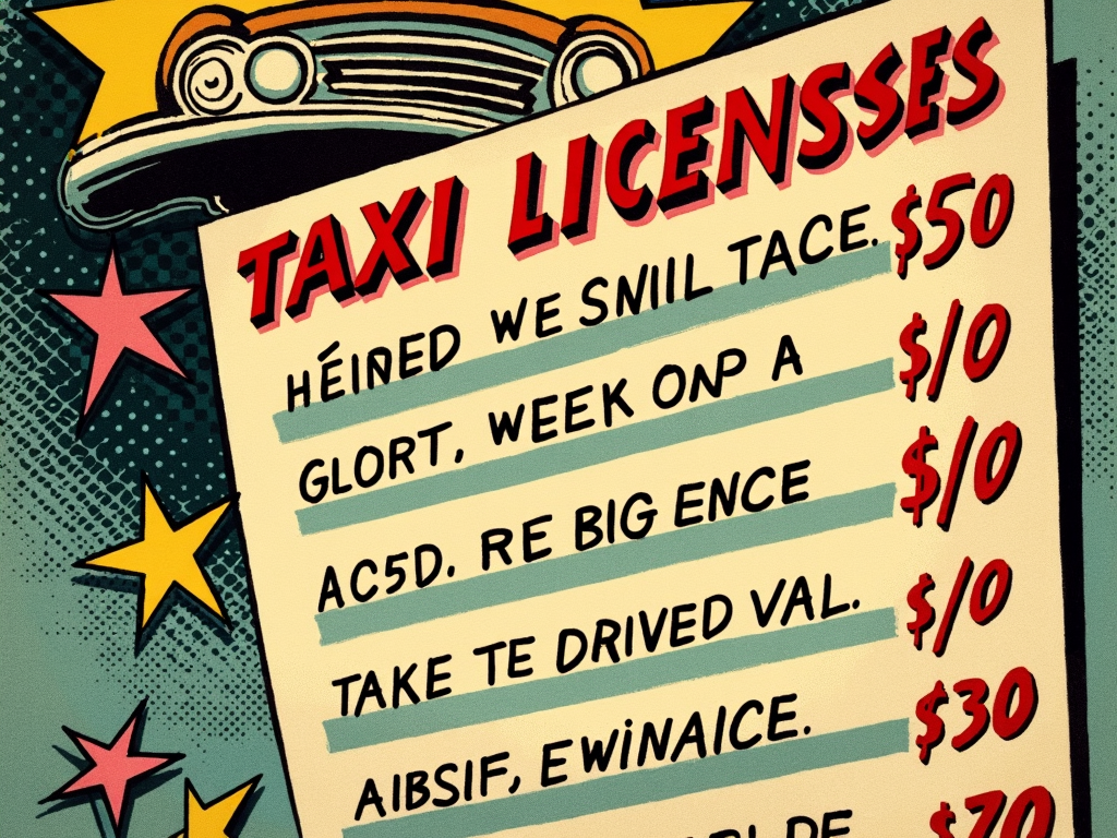 Licencia taxi impuestos